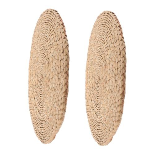 TOYANDONA 2 Piezas Cojín de Suelo Asiento Suave y Cómodo de Natural para Yoga Tatami y Ventana Diseño Minimalista para