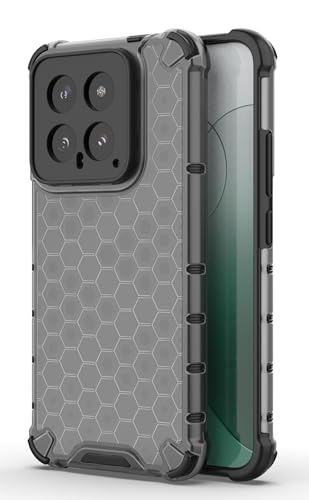 Image of Glasgow Back Case Cover Compatible with [ Xiaomi 14 5G ] (Stylish Design) - Black