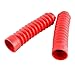 Produktbild Keenso Motorrad Vorderradgabel Abdeckungen, 1 Paar Motorrad Gummi Gabel Cover Dämpfung Staubschutz 205 x 42mm(Rot)