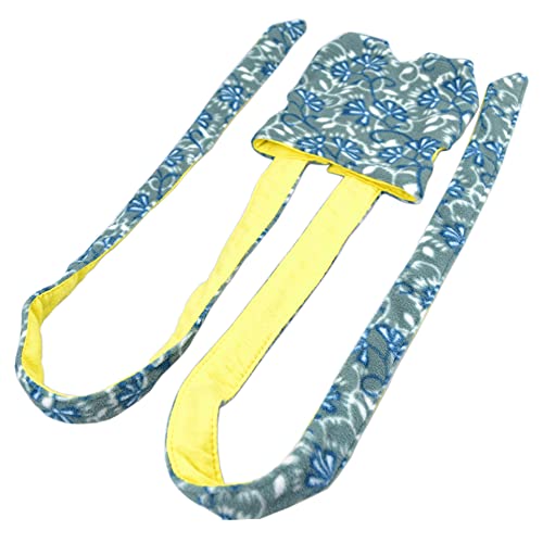 Image of Adjustable Bearded Dragon Sling Chest Carrier Pouch for Reptile to Prevent Them Falling or Slipping from Your Body