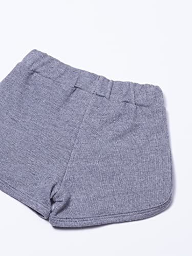 Shorts em Moletom, Up Baby, Meninas, MESCLA PRETO, 03
