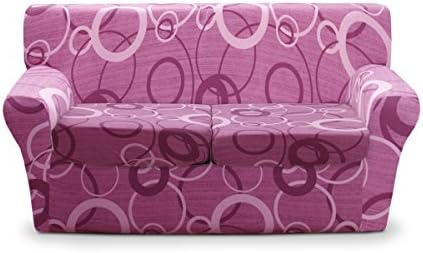Copridivano Elasticizzato Millerighe Made In Italy – 4 Posti Marrone, Da 170 A 250 Cm