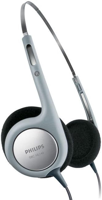 Philips SBCHL140/10 Ultra Lightweight On-Ear Cabled Headphones (Grey) Philips SBCHL140/10 Ultra Lightweight On-Ear Cabled Headphones (Grey)