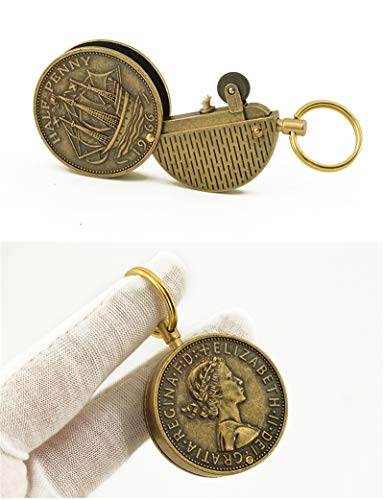 Encendedor vintage llavero reutilizable de queroseno miniatura 4