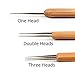 Dreadlock Crochet Needle Crochet Needle for Dreadlocks Loc Crochet Needle Loc Tools for Dreads Interlocking Tool for Locs (0.75mm)