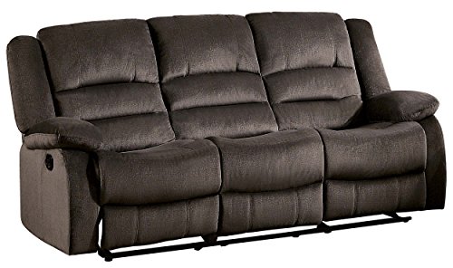 Homelegance Jarita Reclining Sofa Polyester Fabric...