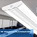 AntLux 4FT LED Wraparound Light Fixture 50W Ultra Slim LED Shop Lights for Garage, 5500 Lumens, 4000K Neutral White, No Glare, 4 Foot Flush Mount Office Ceiling Wrap Light for Workshop Kitchen, 8 Pack