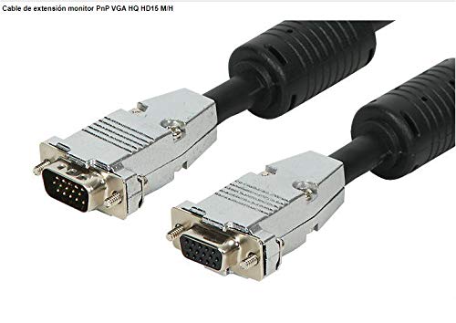 PHASAK COMPUTERS Câble VGA 30 mètres d'extension écran PnP VGA HQ HD15 M/H