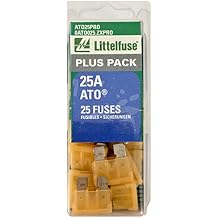 Littelfuse ATO25PRO ATO BP PRO Fast-Acting Automotive Blade Fuse - 25 Piece