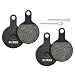 Corki 2 Pairs Semi-Metallic Disc Brake Pads for Tektro Novela IOX.11 Disc Brakes