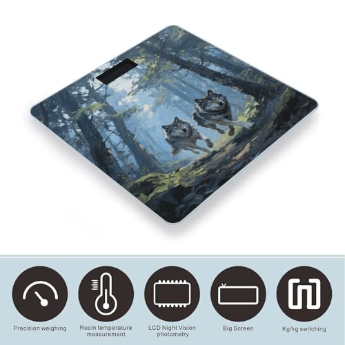 Báscula Digital de Baño Vidrio Templado VstaDank 400lb miniatura 3