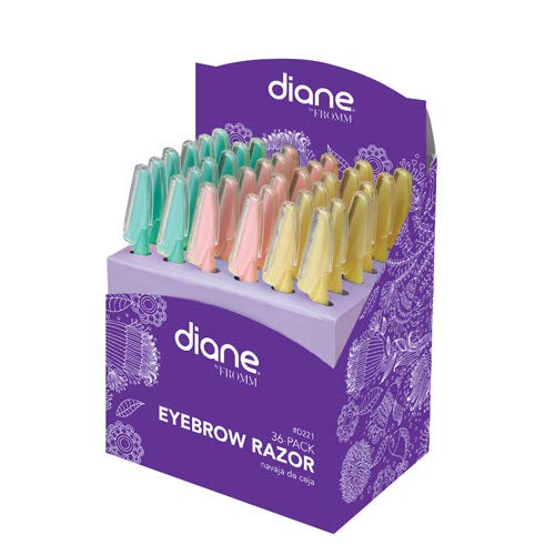Diane D221 eye brow razor 36 pak