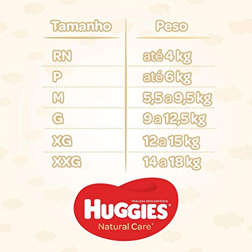 Fralda Huggies Natural Care M, 36 Fraldas, Huggies