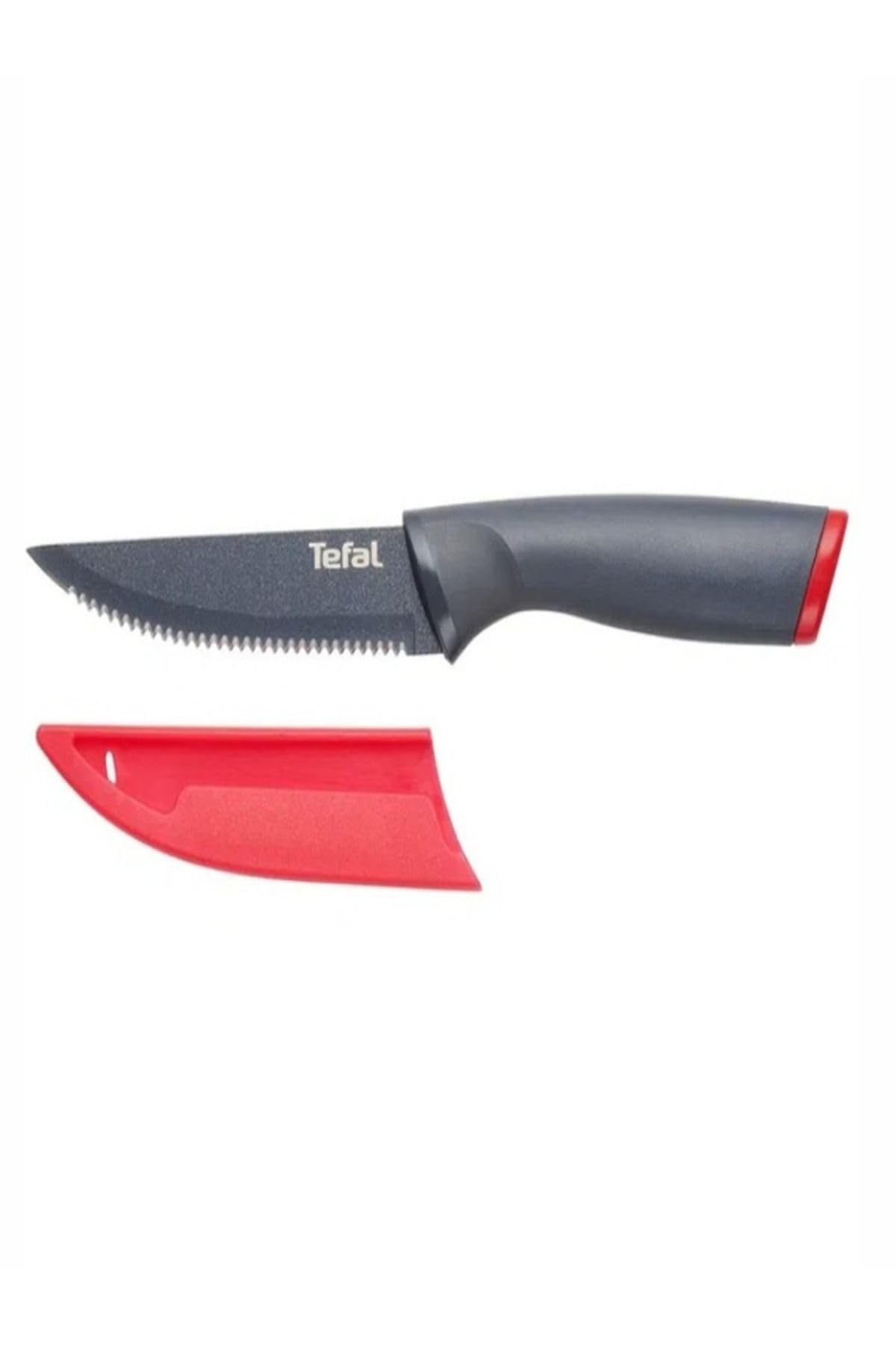Tefal Fresh Kitchen Nóż do steków, 11 cm, wysokiej jakości ostrze ze stali nierdzewnej z tytanem, powłoka nieprzywierająca, strefa komfortu, K1220805
