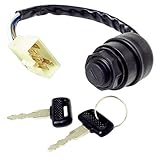 Caltric compatible with Ignition Key Switch Kawasaki Mule 610 4X4 Kaf400 Kaf 400 2005-2016