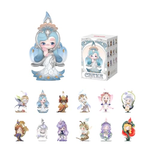 POP MART Chaka Luminous Reverie Series Blind Box Figures, Collectible Toys Home Decorations, Holiday Birthday Gifts for Girls and Boys, Single Box