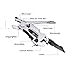 Multitool Stainless Steel Multi-functional Tools Adjustable Wrench with Knife/Plier/Wire Cutter/Spanner/Screwdriver