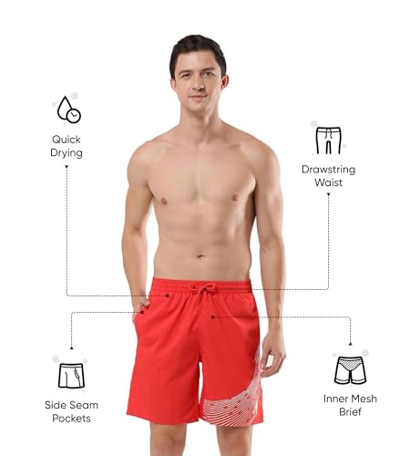 Image of Speedo Men's Xpress Lite Essential Medley Logo Printed Watershorts
