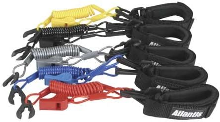 Atlantis Pro Floating Wrist/Jacket Tether Cords/La Lanyard Blk