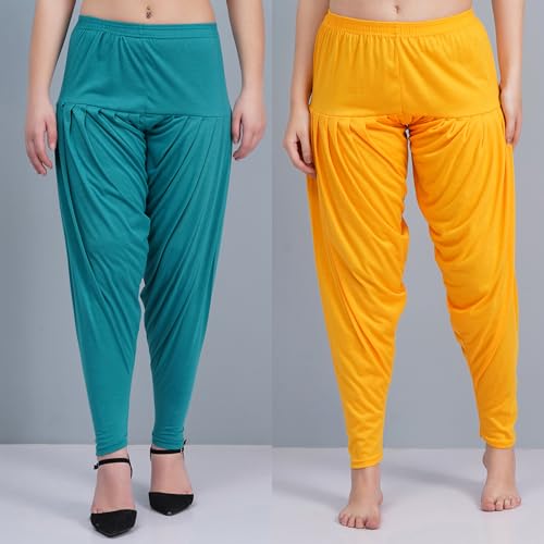 Image of Buy That Trendz Patiala Salwar for Women Relaxed Fit Viscose Patiyala Salwar Harem Bottom Pants
