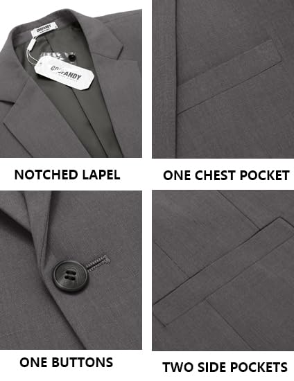 Image of COOFANDY Mens Casual Blazer Slim Fit Suit Jacket One Button Sport Coats | Lightweight Blazer,Real Welt Pocket,Business Casual Wear,Wedding,Prom,Date,Party
