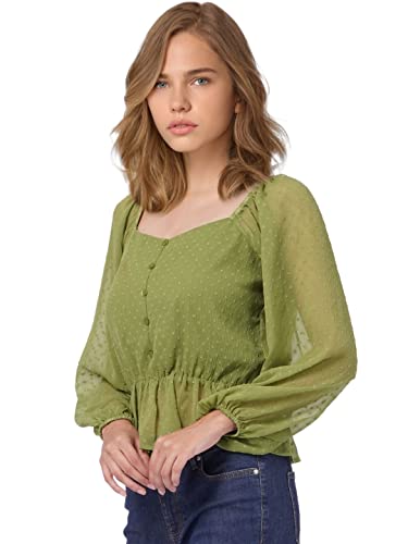 Image of Only Women's Regular T-Shirt (15280899-Cedar Green Cedar M)