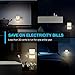 Vont 'Aura' LED Night Light (Plug-in) Super Smart Dusk to Dawn Sensor, Auto Night Lights Suitable for Bedroom, Bathroom, Toilet, Stairs, Kitchen, Hallway, Kids, Adults, Compact Nightlight (4 Pack)