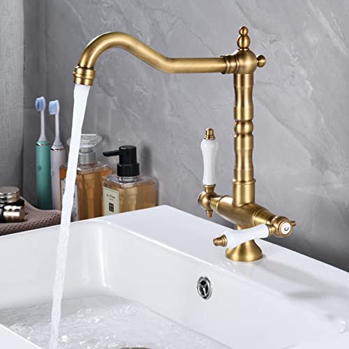 Robinet de lavabo de salle de bain pivotant pour éviter les éclaboussures - 2