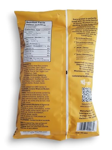 Exclusive Brands Pretzel Pzazz sabor Miel y Mostaza 200g miniatura 2