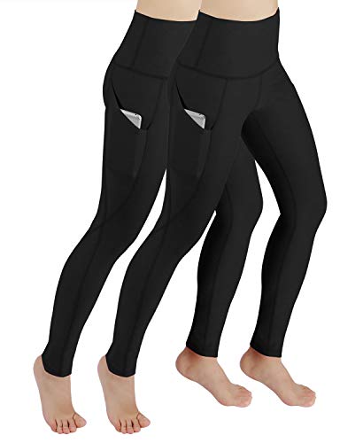 image for ODODOS Women's High Waist Yoga Pants with Pockets,Tummy Control,Workou