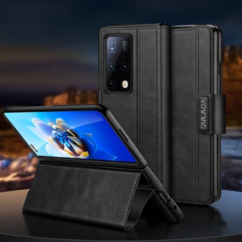 Huawei Mate X2�t���{�f�B�P�[�X�A���U�[�t�H���I�t���b�v���C�X�����t�H���J�o�[�A�q���W�ی�+�L�b�N�X�^���h�t���ϏՌ��ی�P�[�X�ƌ݊���������܂��B(BLACK)
