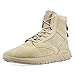 Soulsfeng Casual High Top Shoes for Men Lace Up Sports Boots Sneakers for Indoor Outdoor, Sand (Sand, Numeric_6_Point_5)