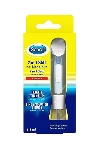 Scholl Stylo 2 en 1 pour mycose des ongles - Système innovant pour le traitement des mycoses des ongles et des infections fongiques - Agit directement à la...