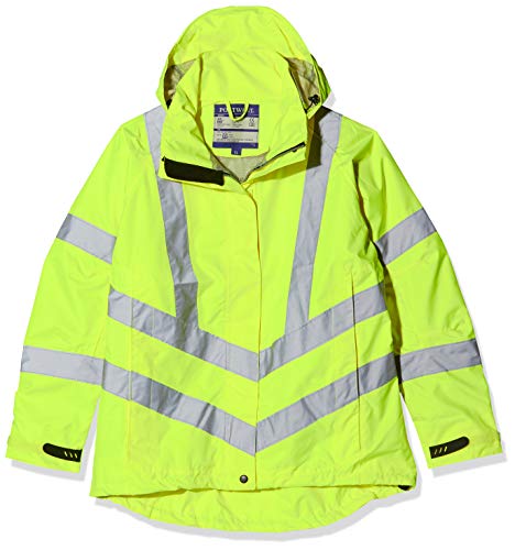 Portwest LW70 Ladies Breathable Safety Work Rain Jacket in Reflective Hivis ANSI, X