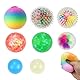 8 Stück Stressbälle Kinder - Regenbogen Stressball Erwachsene, Antistress Bälle Set mit Quetschball, Knautschball & Squishy Ball für Autismus, Stressabbau, Entspannung Fidget Angst Spannung Stress
