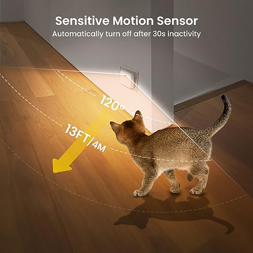 TNMOO Night Light Plug in Wall, Motion Sensor Lights Indoor Plug in 3000K Warm White, 3 Modes, 2 Pack Dimmable LED Night Lights for Hallway, Stair, Bedroom, Garage, Kids