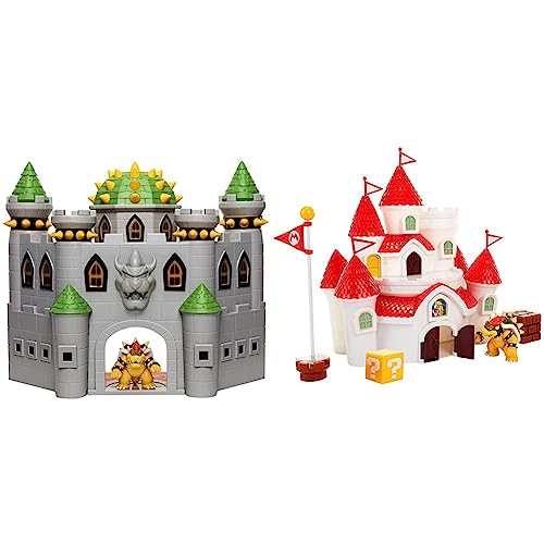 Super Mario Playset Castillo del Reino Champiñón con Castillo Bowser Jakks Pacific 400202