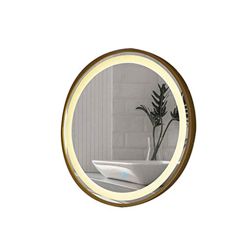 Miroir mural baroque cadre en métal une œuvre d'art pour salle de bains