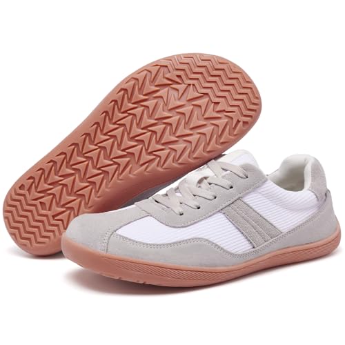 Chaussures pieds nus femme zero drop et coupe large pour marche naturelle