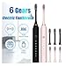 Electric Toothbrush Adults IPX7 Waterproof，Compatible with Dupont Brush Head(Pink)