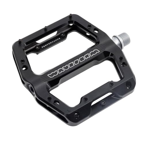 Wolf Tooth Waveform Performance Black Flat Pedal for Mountain Bikes