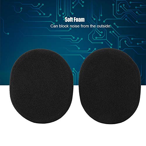 Headphone Ear Pads, Ergonomic Soft Cushion Sponge Headset Earpads Replacement Foam Earbuds Cover for H800 Headphones - Image 3
