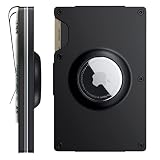 GRIIID Airtag Wallet - Aluminum Credit Card Holder & Money Clip Wallet for Men with Apple AirTag Hol