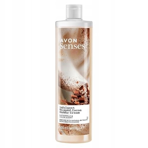 Avon Senses Duschgel Indulgent, Buttermilch & Kakao, 500 ml