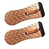 2 Pack Car Door Step with Glass Breaker Safety Hammer & Roof Rack Access,Foldable Roof Rack Door Step - Fits Most Car, SUV and Truck, Max Load 400 lbs(Long)