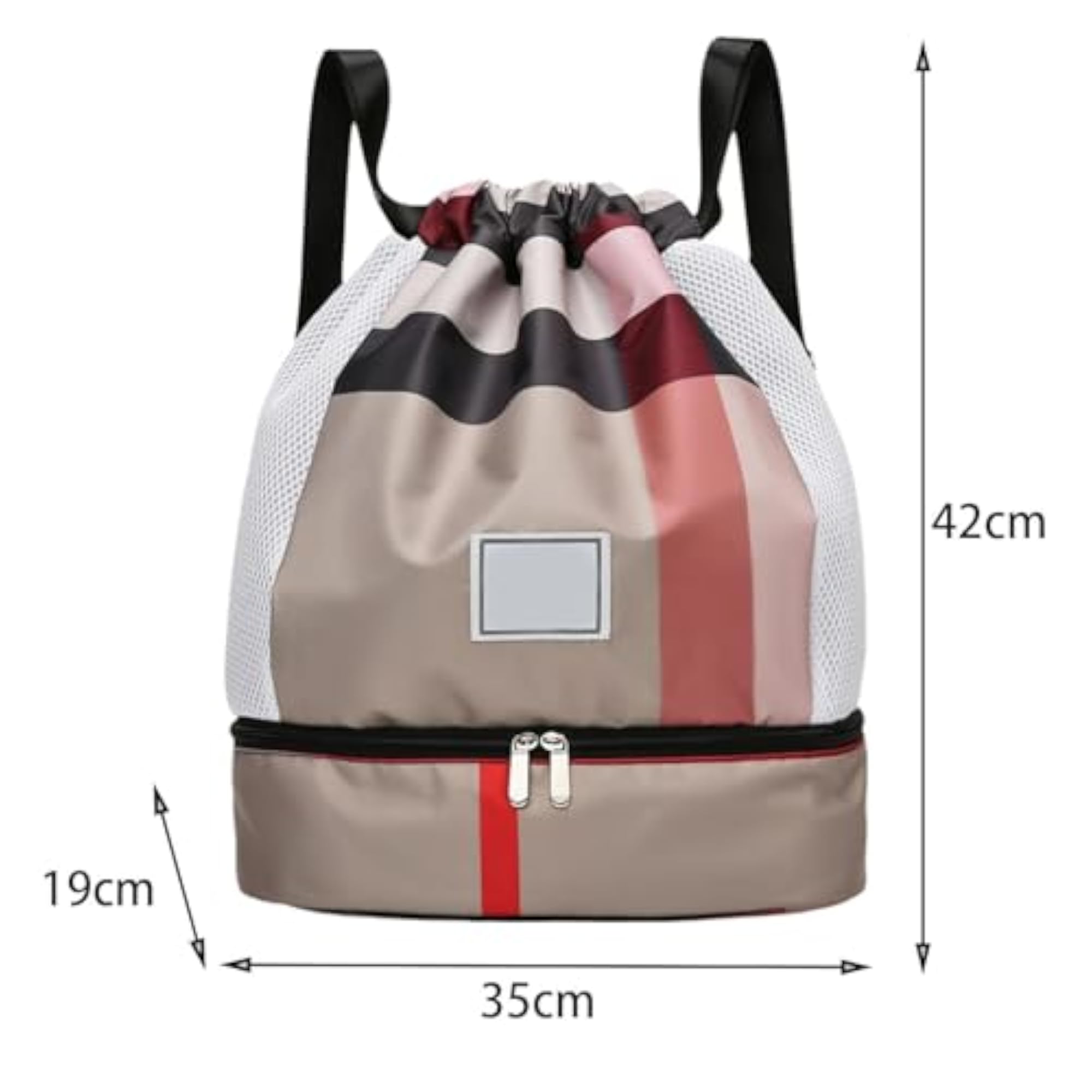 Women's Water Resistant Gym Backpack with Dry and Wet Separation