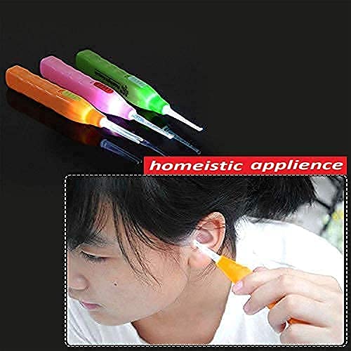 Jhbk Ear Pick Earwax with LED Light Cleaning and Removal Tool, Curette Store Extra Extensions in Rear Better Accuracy and Precision Earpick 3