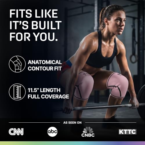 Image of Modvel Strength 7mm Knee Sleeves (Pair) for Weightlifting & Powerlifting (USPA, IPL Approved) | High-Performance Knee Compression Support For Squats, Weight Lifting - Men and Women