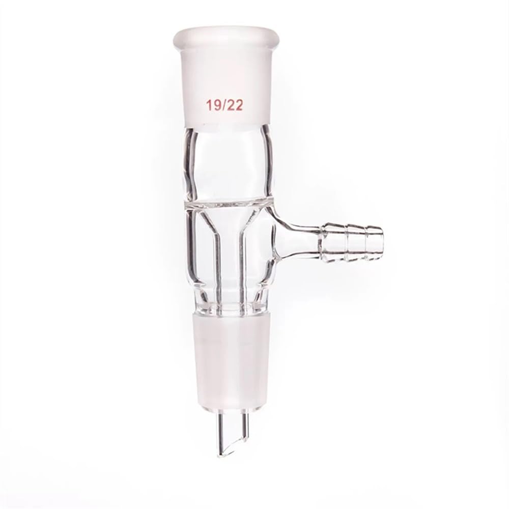 Verrerie et matériel de laboratoire Adaptateur de diamètre extérieur de petite buse 8 mm/10 mm, adaptateur d'entrée avec raccord de tuyau en verre A43(A431922)