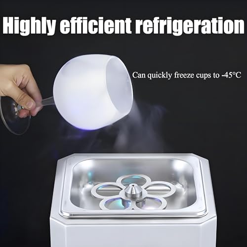 Máquina enfriadora de vidrio instantánea, 8-10 segundos de enfriamiento con luz LED, perfecta para vino, cóctel, champán y bebidas mixtas en bares y restaurantes